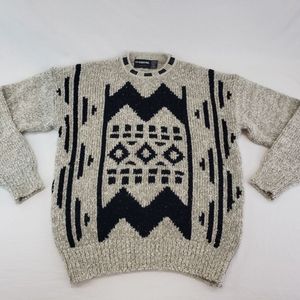 Vintage McGREGOR Classics Heavy Knitted SWEATER Long Sleeve Pullover Acrylic XL